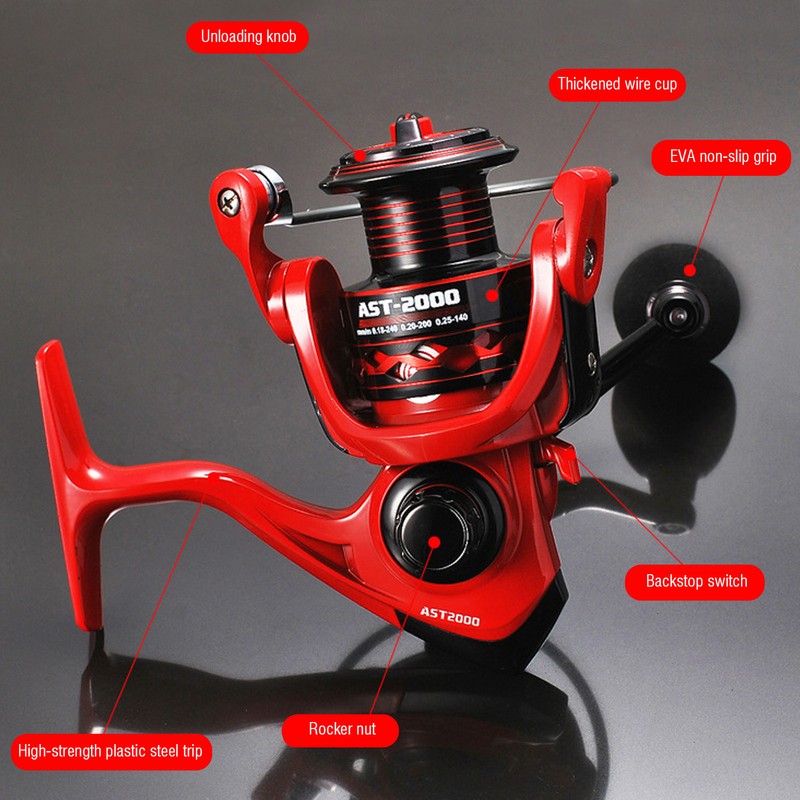 Spinning Reel 13+1BB 14 Bearings Left Right Interchangeable Wheel Fishing