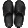 Crocs Unisex-Adult Mellow Recovery Slides, Black/Wave Texture, 8 Women/6 Men