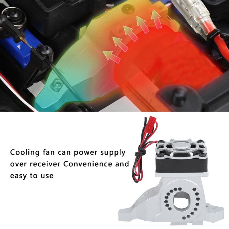 Motor Fixed Mount with Heat Sink RC Accessory for Traxxas
