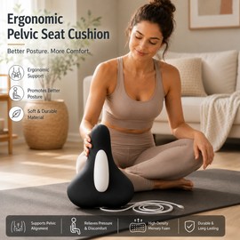 Electric Pelvic Floor Trainer for Women with Vibration – Ergonomic Kegel Exercise Tool for Comfortable Home Pelvic Floor Training & Support