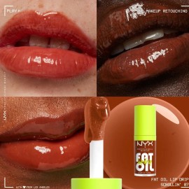 Brillo Labial Fat Oil Nyx Professional Makeup Color SCROLLIN