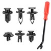 SEMIMO 120 Pcs Plastic Car Rivet Clips, 6 Types, Bumper