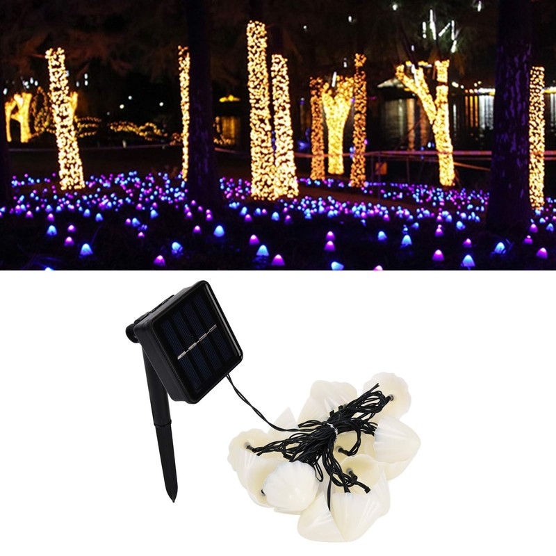 Solar Light String Waterproof Outdoor Garden Landscape Light 20LEDs 8