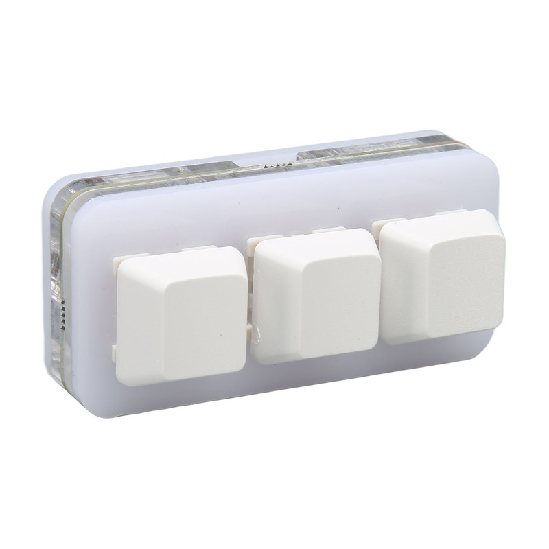 USB 3 Key Mini Keypad RGB LED Backlight Supports Hot