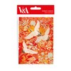 V&A Museum Kimono Cranes Pack of 8 Blank Notelets with