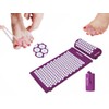 Acupressure Mat Purple & White & Toe Separator