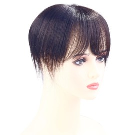 HIYE 100% Human Hair Partial Wig, Top of Head, Women's, Ultra Lightweight, Thin Fabric, Fully Hand Planted, Artificial Scalp, Freely Parted, Volume Up, Medical Use, Women's Hair Piece, Hide Gray Hair,
