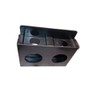WELDANDFABSHOP Gate Lockbox Double Hole Weldable Steel 6 3/4" x