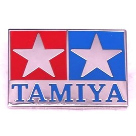 Tamiya Pin Badge ◆ TAMIYA Pin Badge ◆ Size (Approx.) 1.1 x 0.8 inches (2.8 x 2 cm)