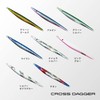 PREDGE Cross Dagger Shore Jigging, Titanium, 100g