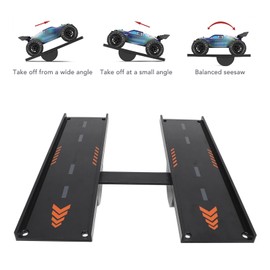 RC Car Ramp, High Strength Plastic Racing Takeoff Board RC Stunt Playset for 1/8 1/10 1/12 1/14 1/16 RC Crawler Car Accessories