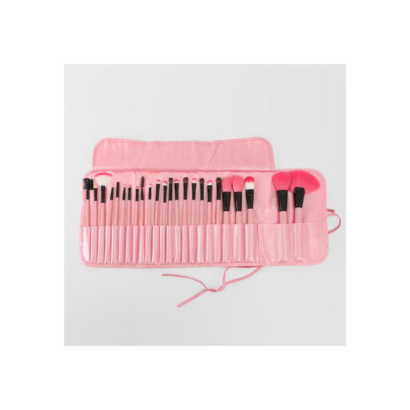 Artbox/WithMarket Beauty Shop Makeup Brush 24-Piece Set (Pink)