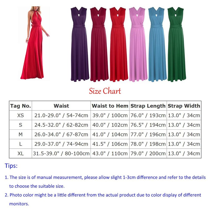 Odizli Evening Dress, Long Women's Sexy Backless Multiway Bandage Wrap