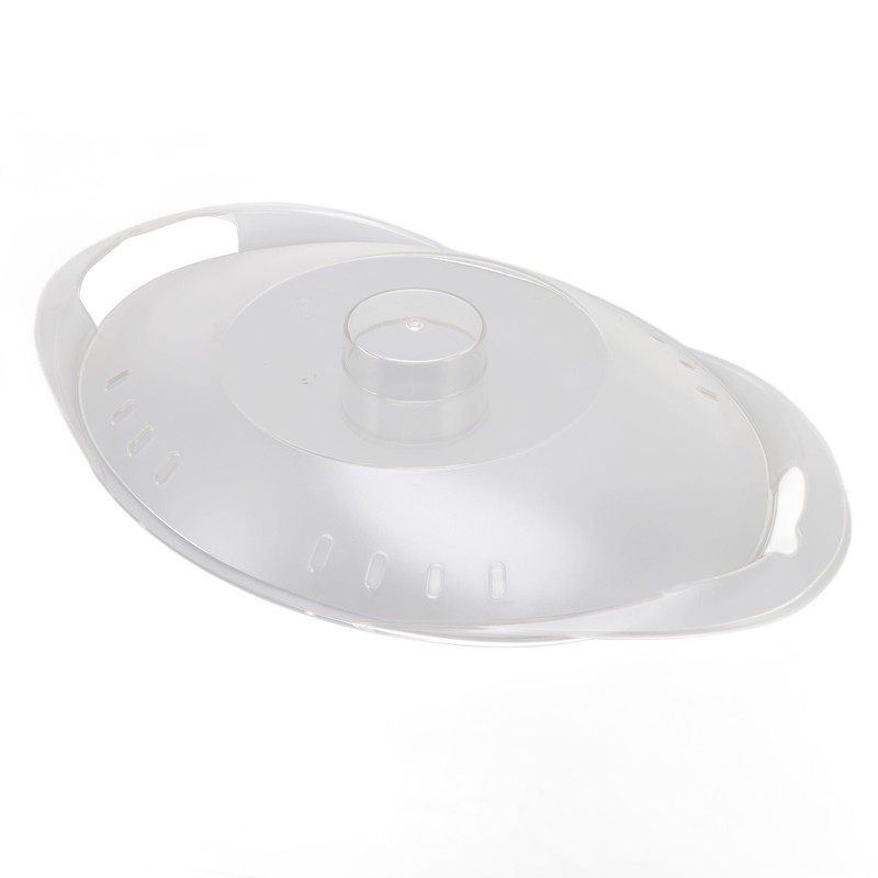Transparent Steaming Pan Cover PCTG Heat Resistant Steaming Pan Cover