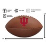 Logo Brands Indiana Hoosiers Mini Size Composite Football