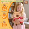 Charmofun Capybara Cuddly Toy, Cute Capybara Plush Toy, 25 cm,