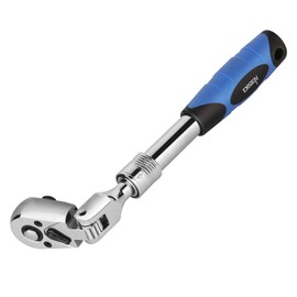 DISEN 3/8" Drive Extendable Flex-Head Ratchet,72-Tooth, Quick Release, Father's Day Gift for Dad/Husband