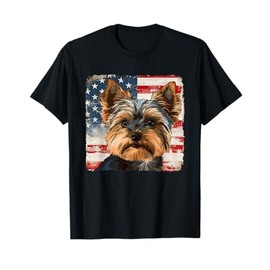 Yorkshire Terrier Patriotic July 4th Lovers T-Shirt