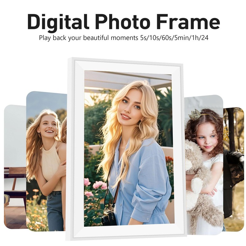 15.6" Smart Digital Calendar Frame– Touchscreen Family Calendar with Electronic