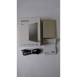 Sony USB3.0 0 Compatible Metal Body Portable Hard Drive (1TB) Silver Hd – S1 A Small