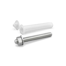 NOLDAR Threaded Rod with Nut and Washer for Chemical Anchoring. Sieve Sleeves Diameter 15 x 85 mm Including Anchor Rods Stainless Steel (A2 / AISI 304). Heavy Duty Anchors. Heavy Duty Dowels (M8 x 110