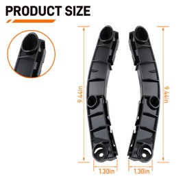 Topkidame 1 Pair Left and Right Side Front Bumper Retainer Support Bumper Bracket Compatible with Scion tC 2005-2010