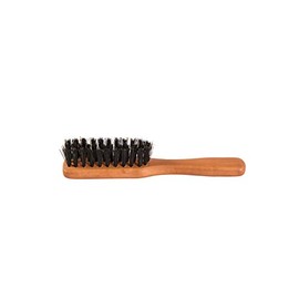 Beard Brush with Handle Wild Boar Bristles Pear Wood