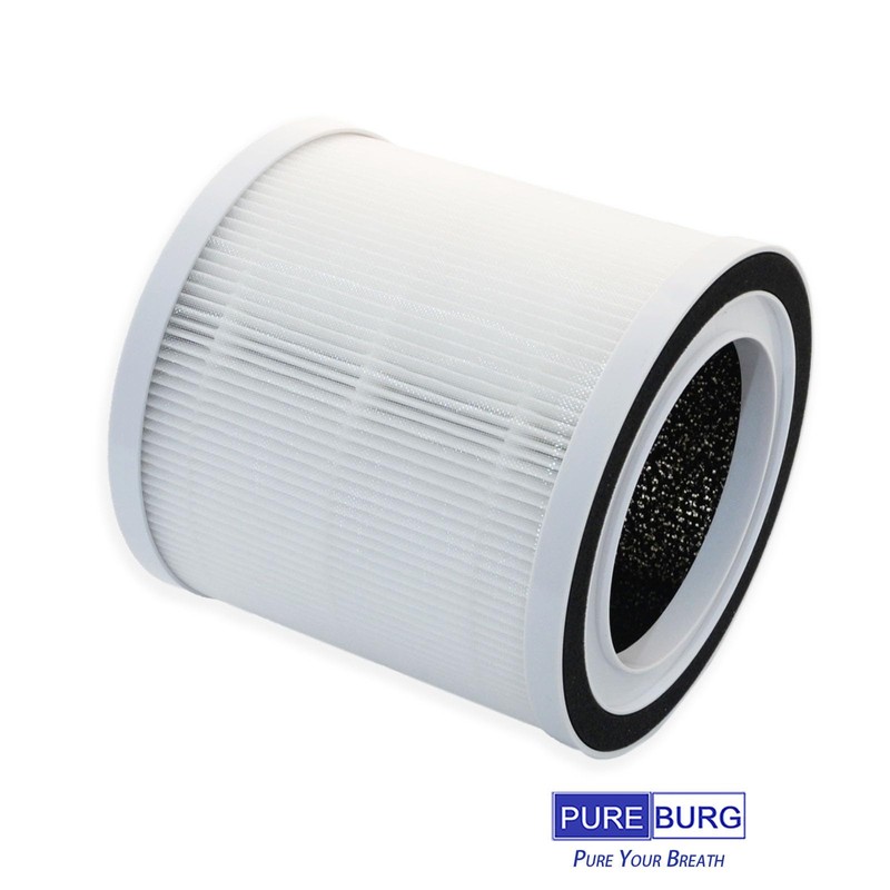 PUREBURG 2-Pack Replacement HEPA Filters Compatible with TCL BREEVA A1/A1W