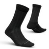 Feetures Womens Everyday Ultra Light Crew Sock (Small, Black)
