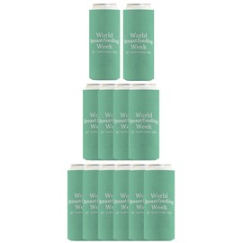 Mom Maternity Gifts World Breastfeeding Week 2021 Breastfeeding 12-Pack Ultra Slim Can Thermocoolers