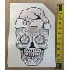 DTF Heat Transfer Ready To Press Christmas Skull 9"x12" Lot