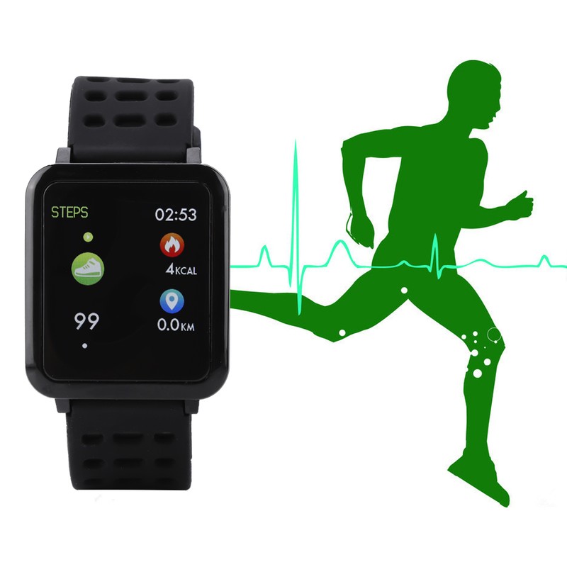 T2 Multifunctional Smart Wristband 1.3in Screen Heart Rate Monitor Fitness