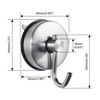 Suction Hooks JOMOLA 2-Piece Wall Hooks - Waterproof Wall Hooks