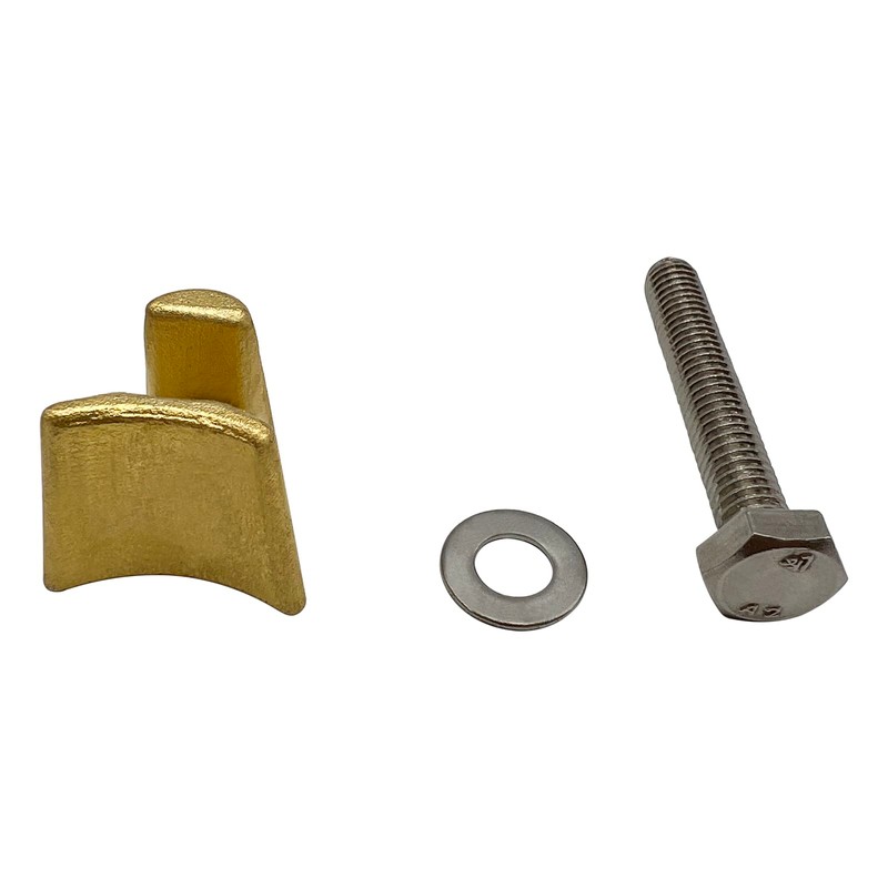 Poolzilla 1 Pack Bronze Wedge Assembly for 4" Rail Anchors