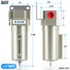 TAILONZ PNEUMATIC 1/2" NPT Industrial Grade Heavy Duty Particulate Air