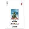 doodlecards Granddaughter and Family Christmas Card Christmas Tree and Parcels