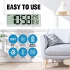 XREXS 14.5" Digital Wall Clock Battery Operated with Big Digits
