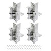 4 Pack 10cm Self-Closing Door Hinges, 4" Spring Door Hinge