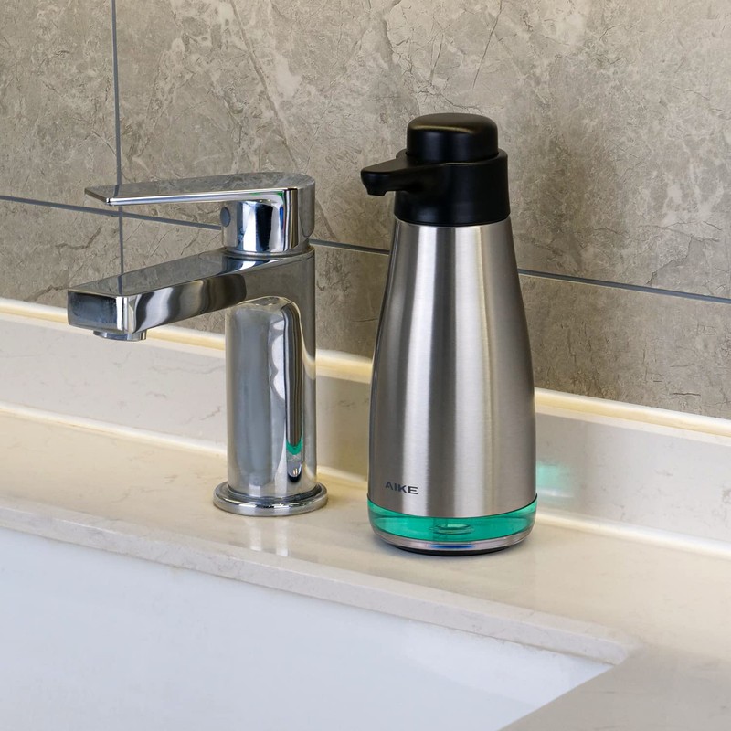 AIKE AIKE 15fl.oz Stainless Steel Liquid Soap Dispenser for Dish