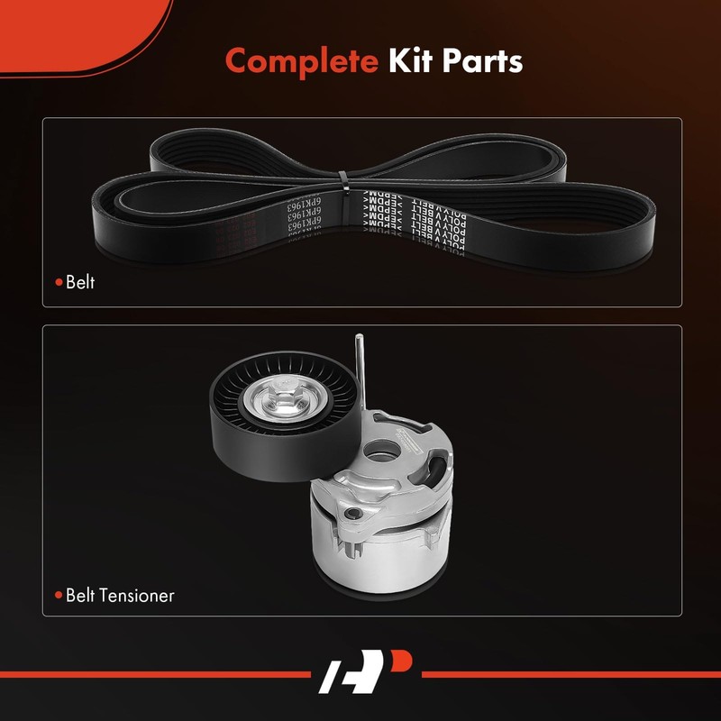 A-Premium Engine Serpentine Belt Drive Kit Compatible with Subaru Forester