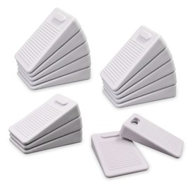 LELE LIFE 15Pcs Flexible Shims for Leveling, Stackable Furniture Levelers for Uneven Floors, Door Wedge Rubber Pads, Furniture Wedges Table Wedges, Fence Window Wedges, 1cm High