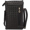 WaitingU Crossbody Cellphone Purse Soft PU Leather Moblie Phone Pouch