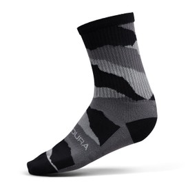 Endura Peak Socks (Twin Pack) for Cycling | Lightweight | Moisture Wicking Socks, Black, S-M