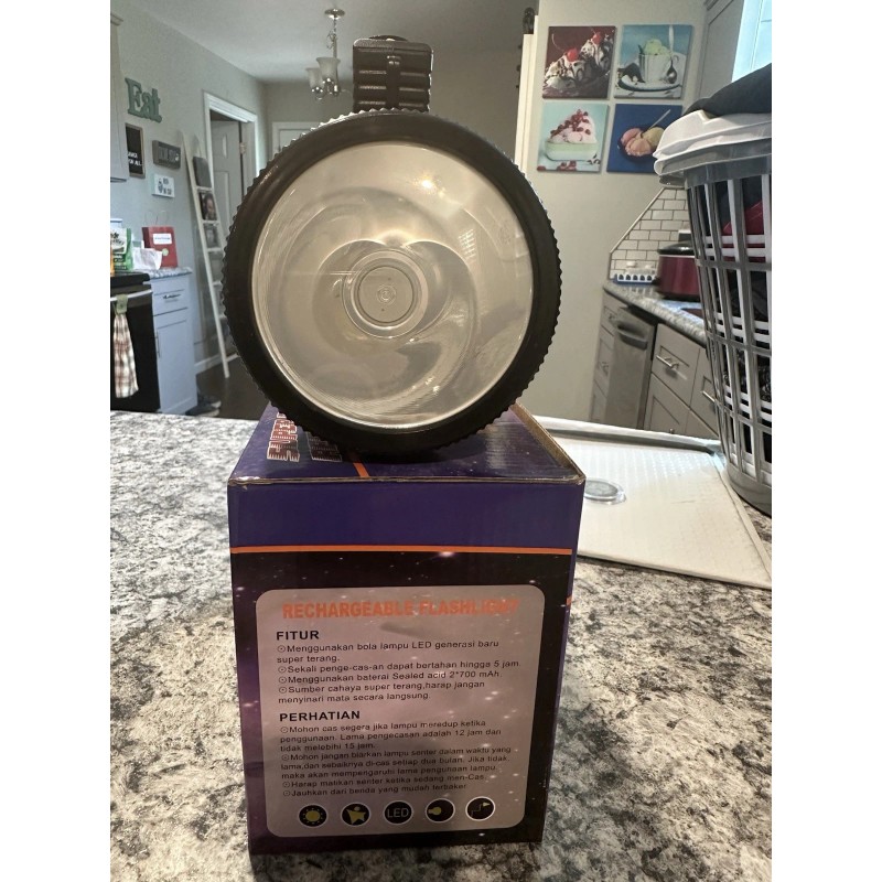 Super Bright LED Flashlight Rechargeable Super Bright Work Camping Fishing