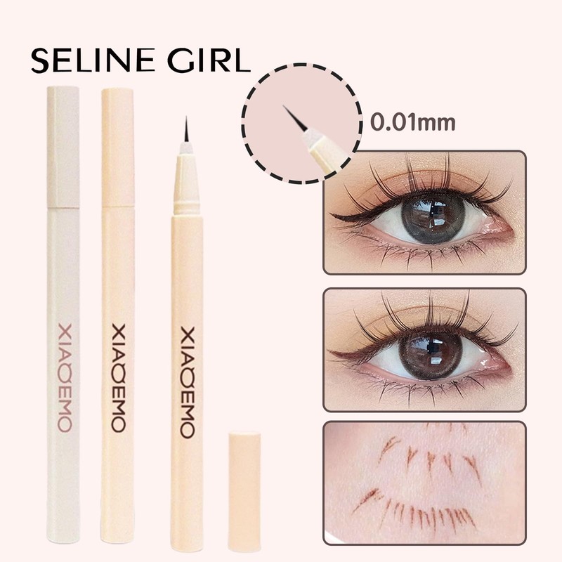 SWEET NIGHT アイライナーペンシル 高発色 にじみにくい スムーズ描ける 適合全年齢 自然な仕上がり アイメイクツール（02-ブラウン）