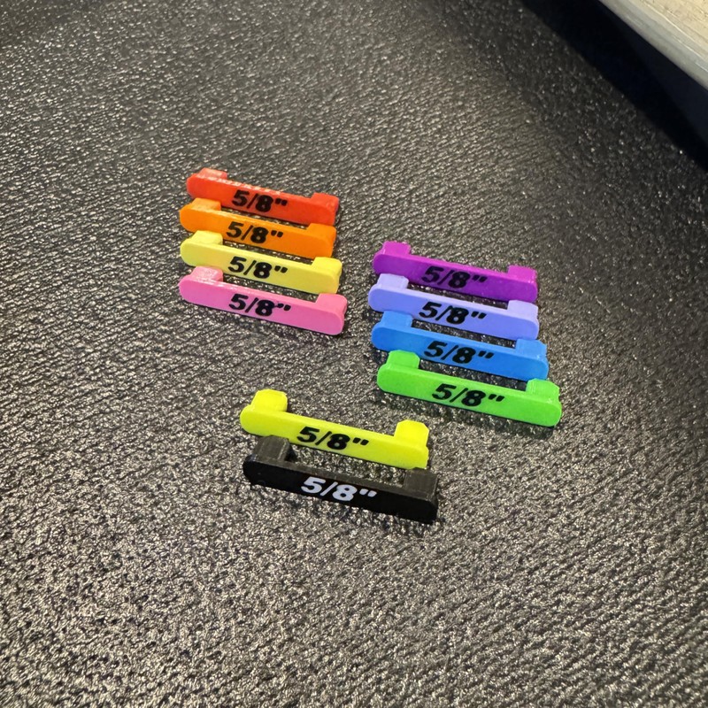 Identification Labels Compatible with Toolbox widget Vertical PRO Wrench Holders