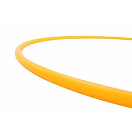 5/8" Adult Polypro Hula Hoop | Performance and Dance Hoop (UV Orange, 28 Inch Diameter)