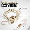 Heavy Duty Bungee Cords with Steel Hooks - Adjustable 24"