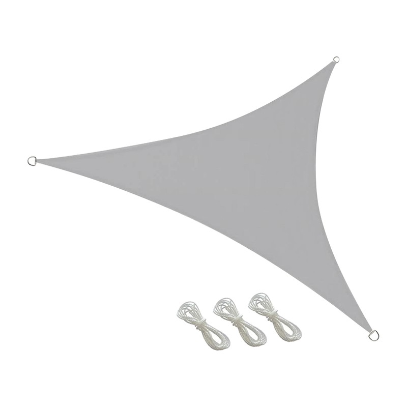 UV Resistant Sun Shade 10 FT Triangle Sail Canopy Garden