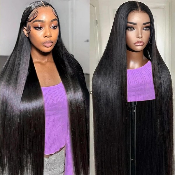 Straight Wigs Human Hair 13x6 HD Lace Frontal Wig Pre